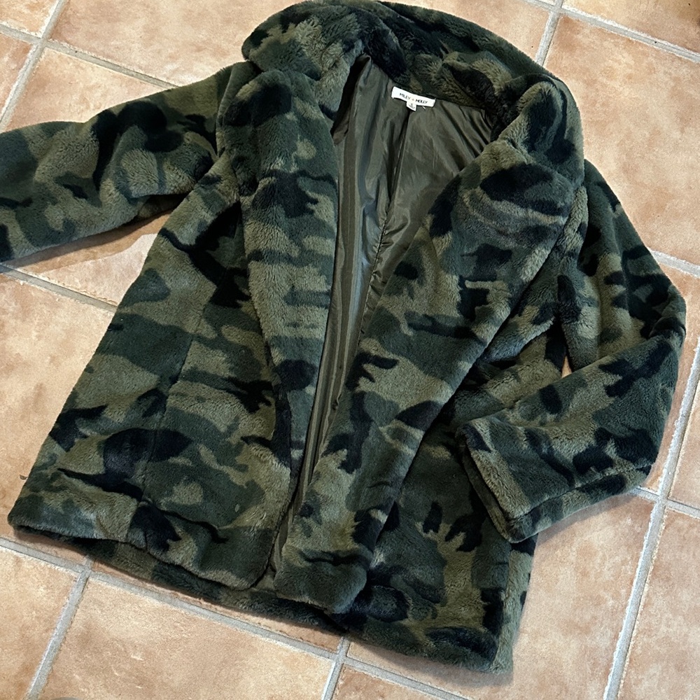 Camouflage Teddy Jacket